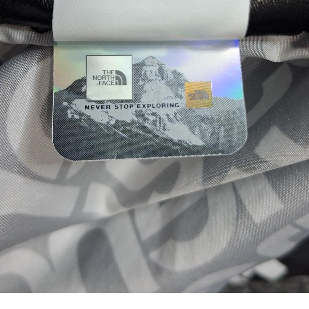 The North Face Mens Windwall Jacket Black White All Over Logo Print Large L - Picture 8 of 16